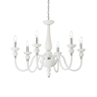 Żyrandol Ideal Lux 113678 Doge SP6 Bianco