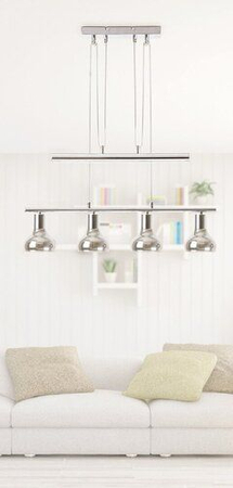 Lampa wisząca Rabalux Holly 5560 chrom