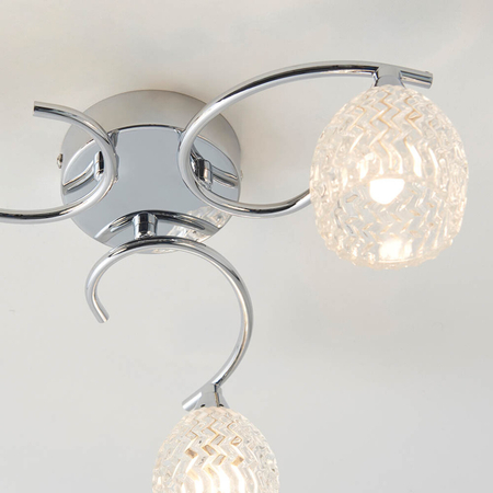 Lampa sufitowa Endon Lighting Boyer BOYER-3CH chrom