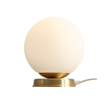 Lampa biurkowa LAMPKA BIURKOWA BALL BRASS M Aldex 1076B40_M mosiądz