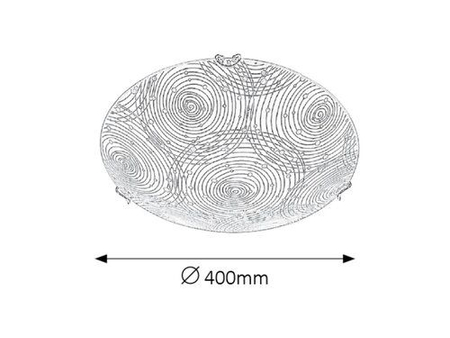 Lampa sufitowa Rabalux Andra 3236 biały wzorzysty