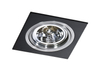 Oczko SIRO 1 BLACK/ALUMINIUM Azzardo AZ0769 black / aluminium