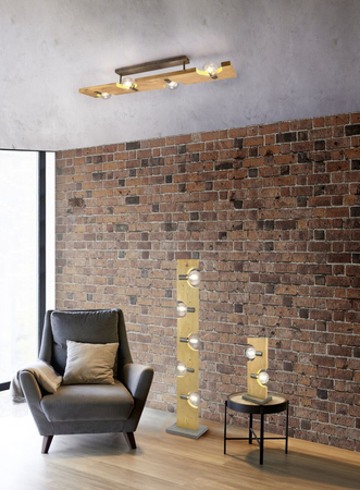 Lampa stołowa Trio 514300230 złoty