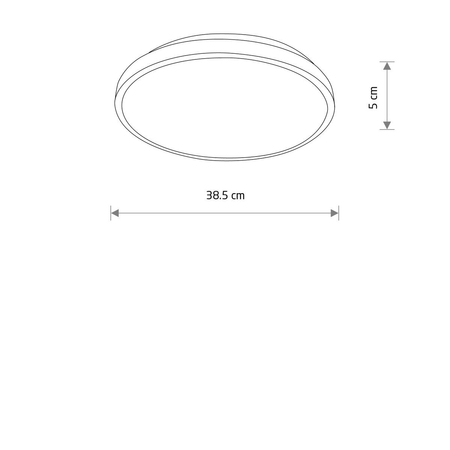 Plafon Nowodvorski AGNES ROUND LED PRO 10977 Biały