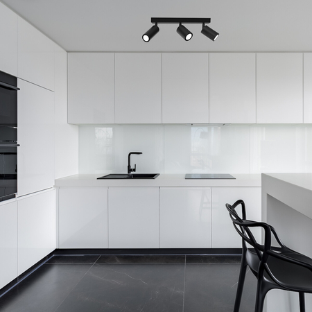 Milagro Lampa sufitowa HUDSON BLACK 3xGU10 MLP8796 CZARNY