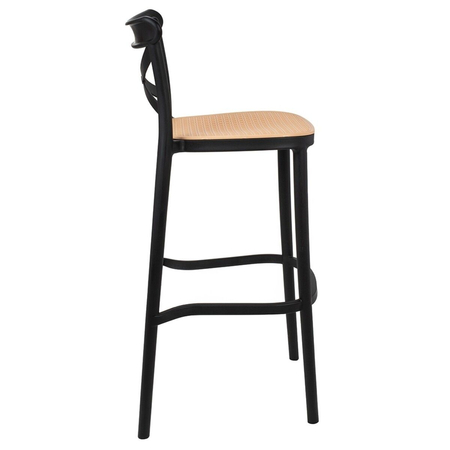 Krzesło barowe COUNTRY czarne