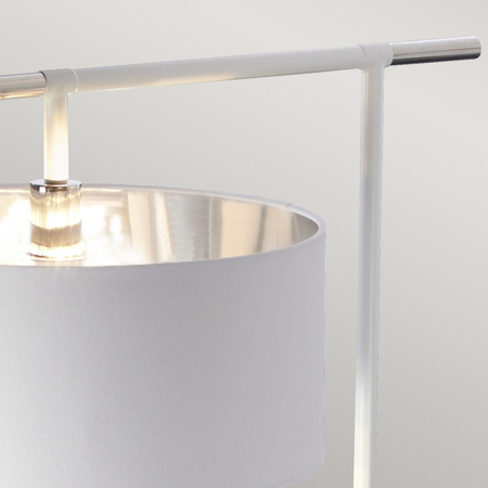 Lampa podłogowa Elstead Lighting Balance biały/srebrny BALANCE-FL-WPN