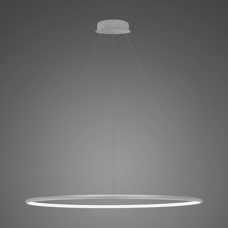Lampa wisząca Ledowe Okręgi No.1 100cm 3k srebrna Dali