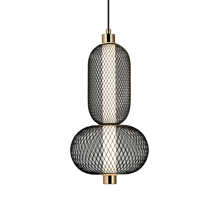 Lampa wisząca Italux Marco PND-84283-2-BK czarny