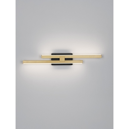 Kinkiet Luces Exclusivas FELVIRA LE45466 czarny, złoty i odcienie złota