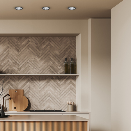 Milagro Oprawa podtynkowa Redondo Czarny 1xAR111 GU10 ML1076 CZARNY