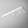 Lampa natynkowa AQForm Sleek Distance 111 x 3 Qrled Surface Biały Struktura