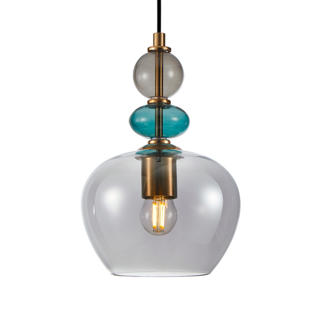 Lampa wisząca Italux PND-30263-1A-BRO-SG Złoty, czarny