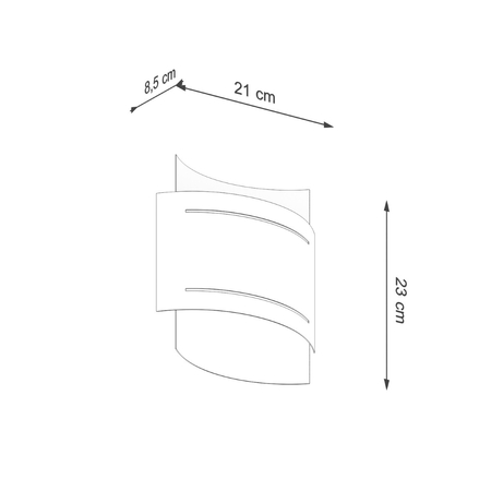 Sollux Lighting Kinkiet HESTIA biały SL.0980
