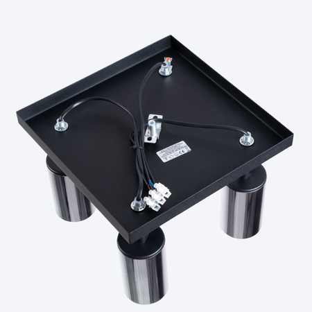 Sollux Lighting Plafon WINX 4 czarny/chrom SL.1370