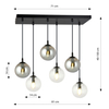 Lampa wisząca COSMO 6 BL MIX2 Emibig 714/6M2 czarny
