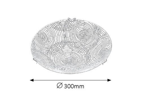Lampa sufitowa Rabalux Andra 3235 biały wzorzysty