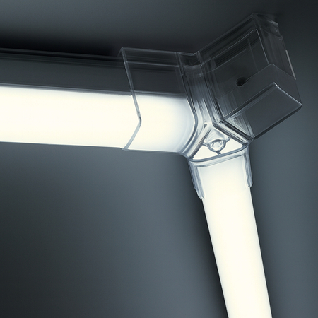 Lampa LED Hexagon Blaupunkt 19,2W panel sufitowy led 4000K CRI90 w kształcie strzałki