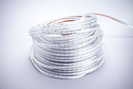 Taśma LED Greenie 230V, 60 diod 3528/metr, gumowy profil, wodoodporna IP68, 4.8W/mb CW [3 lata gwarancji]