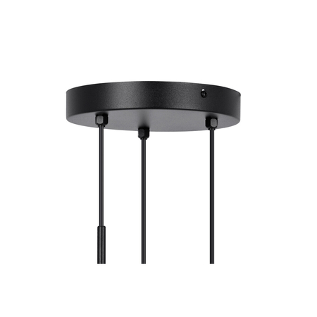 Lampa wisząca Kaja VELA K-5338 bursztynowy, czarny