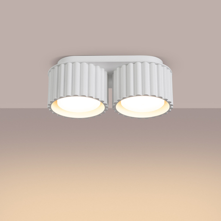 Sollux Lighting Plafon AURA 2 biały Gx53 SL.1783