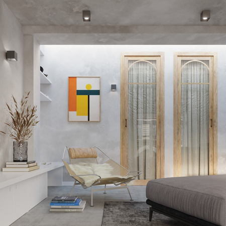 Sollux Lighting Kinkiet QUAD 1 antracyt SL.0565