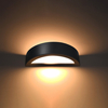Sollux Lighting Kinkiet ceramiczny ATENA czarny SL.0874