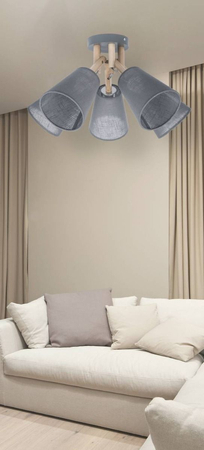 Lampa sufitowa TK Lighting 659 Vaio Grey