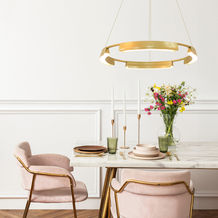 Light Prestige Lampa wisząca Tura 60 cm złota LED CCT LP-9786/1P 60cm GD