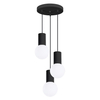 Sollux Lighting Lampa wisząca HALO 3P czarna SL.1715