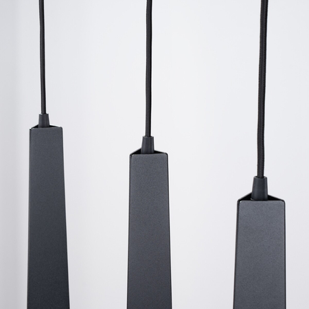 Sollux Lighting Lampa wisząca PRYSM 3L czarna SL.1402