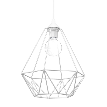 Milagro Lampa wisząca BASKET Biały 1xE27 MLP7212 BIAŁY