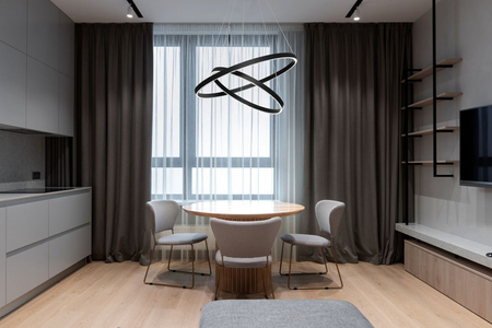 Lampa wisząca Maytoni Rim MOD058PL-L74B4K Black