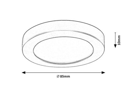 Lampa sufitowa Rabalux Coco 5274 czarny