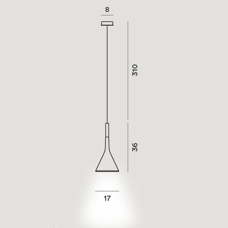 Lampa wisząca Foscarini 195007L/3-56 Aplomb