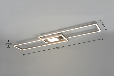 Lampa sufitowa Trio 670710507 srebrny