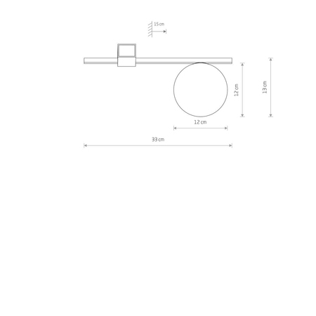 Kinkiet PIK Nowodvorski 10299 czarny