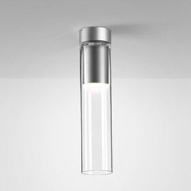 Lampa natynkowa AQForm Modern Glass Tube LED 230V TP Surface Szary