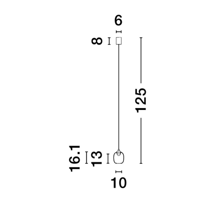 Lampa wisząca Luces Exclusivas LE44238 czarny, szary i odcienie szarości