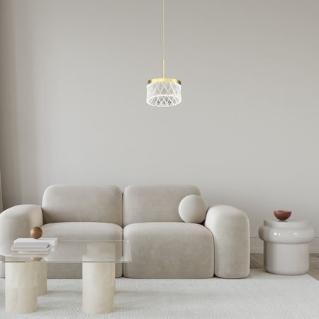 Milagro Lampa wisząca ELEGANCE 9W LED ML0995 ZŁOTY