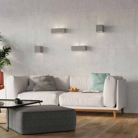 Sollux Lighting Kinkiet ceramiczny VEGA szary SL.0877