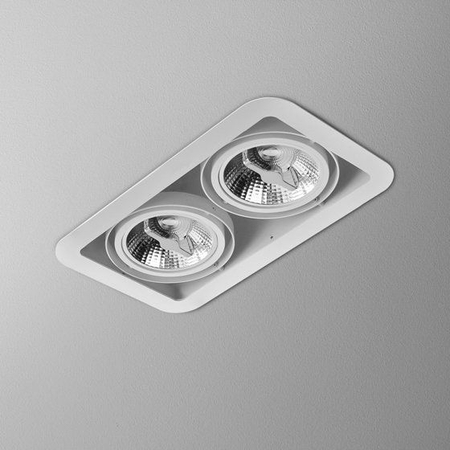 Lampa wpuszczana AQForm Iform 111 x 2 230V Recessed Biały Struktura