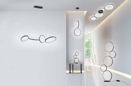Lampa wisząca Trio 322610232 czarny