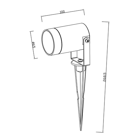 Lampa ogrodowa Abigali Gardeno IP65 GU10