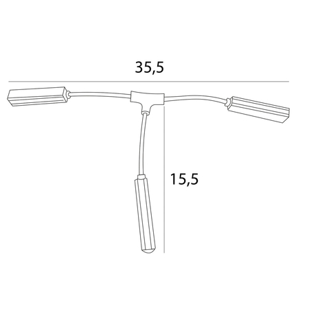 MAXLIGHT MA0016 Łączenie zasilania do łącznika mechanicznego T