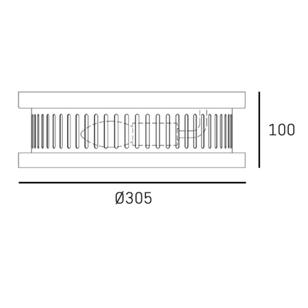 Cosmo Light Plafon FUNCHAL C03163BK