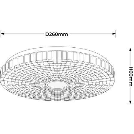 Light Prestige Plafon Solaro 26 cm biały LED 4000K LP-5490/1C-26 WH