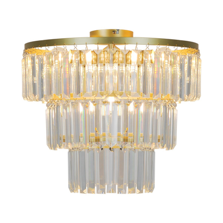 Lampa sufitowa Zuma Line P17127-4-GD TIFANNY LAMPA SUFITOWA ZŁOTA/GOLD