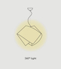 Lampa wisząca Slamp GEMMY - GOLD M GEMSM00GLD01T00000EU złoty