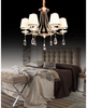 Żyrandol do sypialni glamour Lumina Deco LDP-9268-6-GD Dominni W6